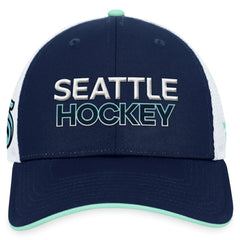 Seattle Kraken Fanatics Authentic Pro Rink Trucker Adjustable Hat