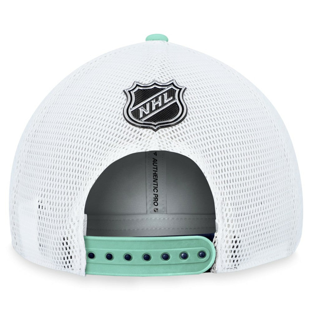 Seattle Kraken Fanatics Authentic Pro Rink Trucker Adjustable Hat