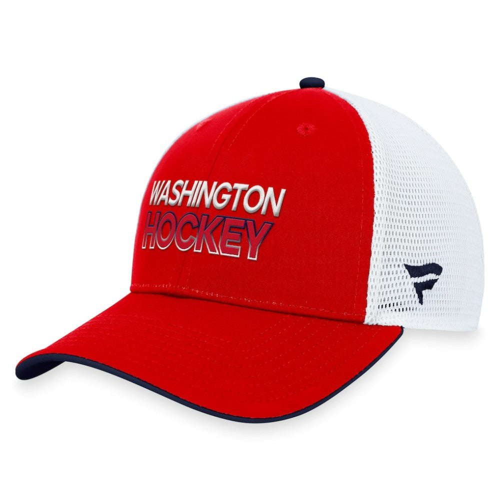 Washington Capitals Fanatics Authentic Pro Rink Trucker Adjustable Hat