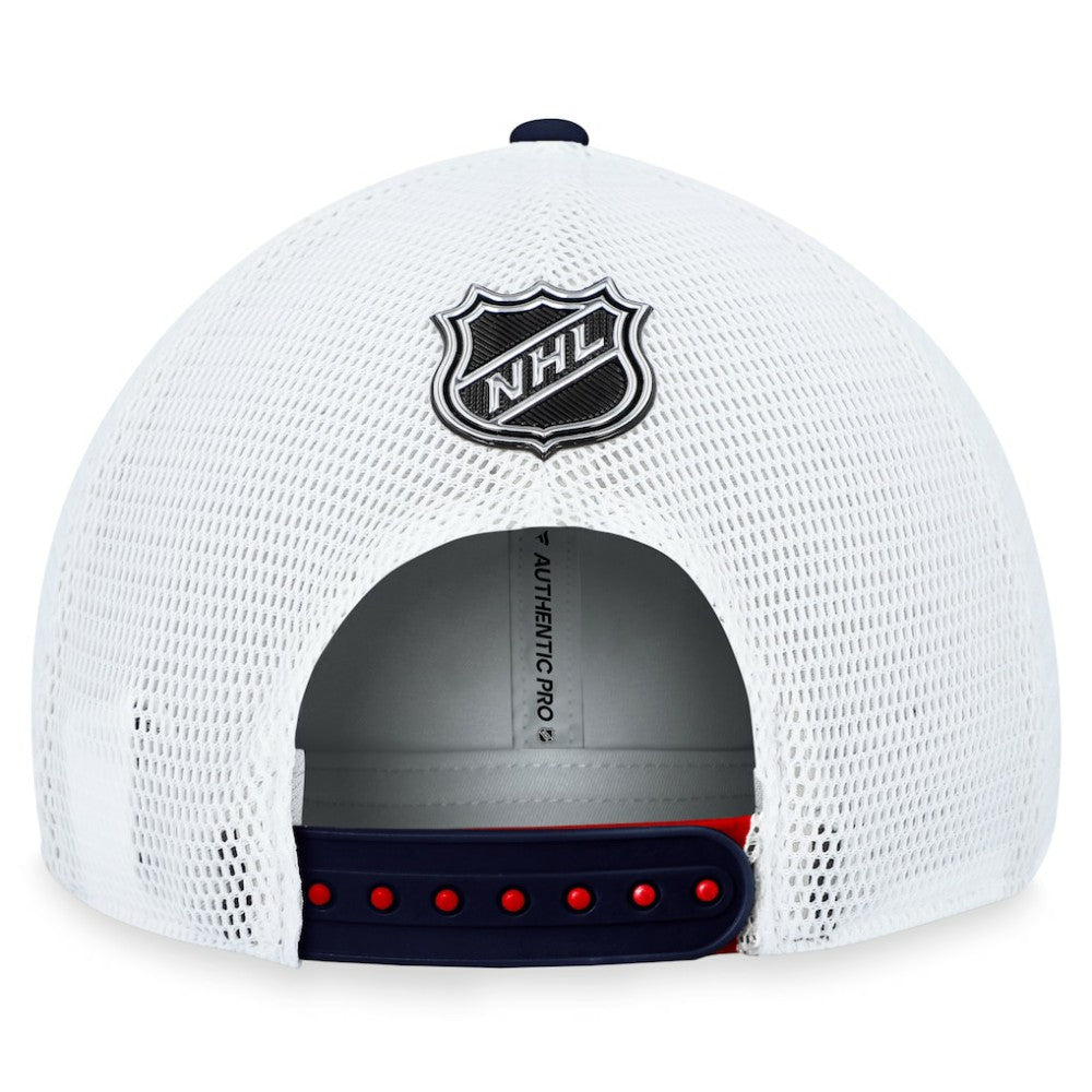 Washington Capitals Fanatics Authentic Pro Rink Trucker Adjustable Hat
