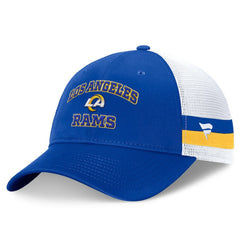 NFL Los Angeles Rams Fundamentals Side Stripe Trucker Adjustable Hat
