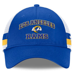 NFL Los Angeles Rams Fundamentals Side Stripe Trucker Adjustable Hat
