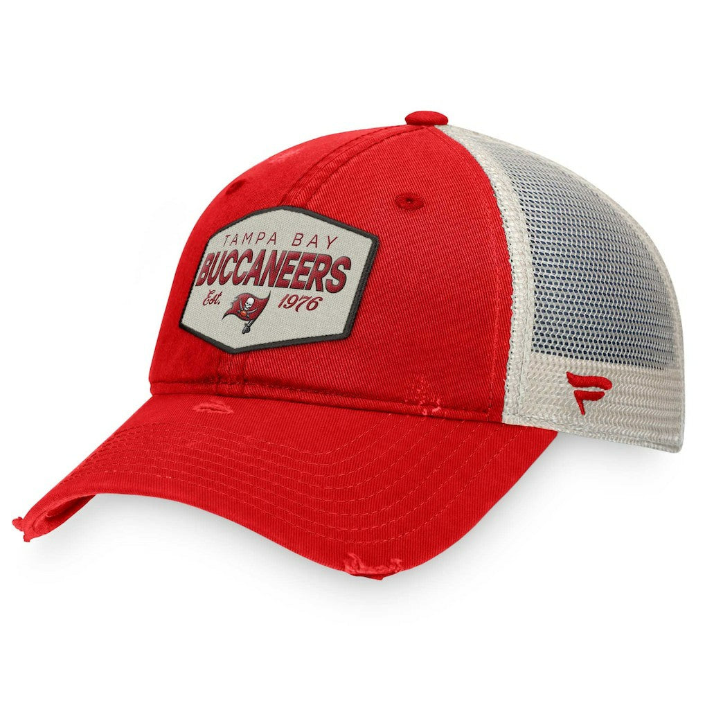 NFL Tampa Bay Buccaneers Heritage Patch Trucker Adjustable Hat