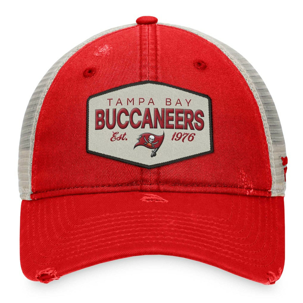 NFL Tampa Bay Buccaneers Heritage Patch Trucker Adjustable Hat
