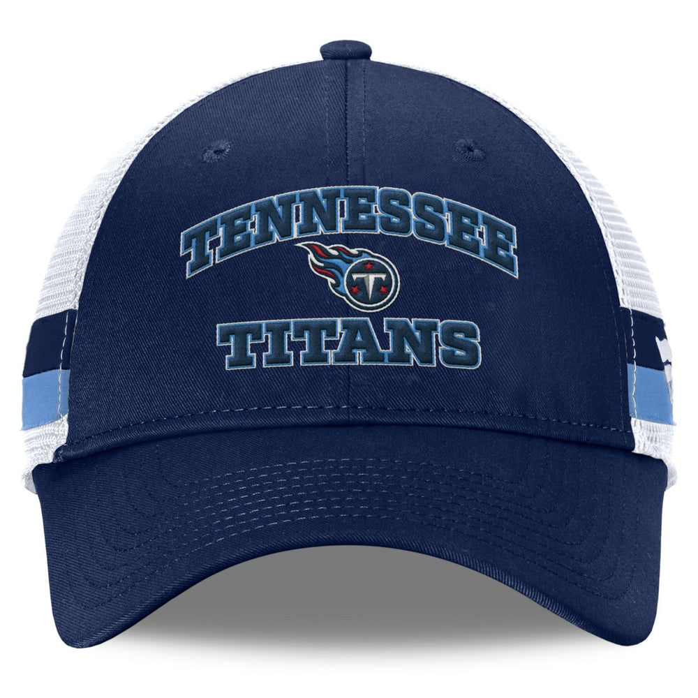 NFL Tennessee Titans Fundamentals Side Stripe Trucker Adjustable Hat