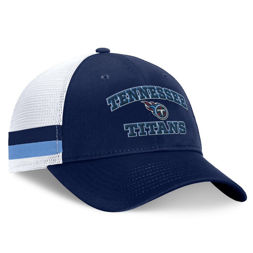 NFL Tennessee Titans Fundamentals Side Stripe Trucker Adjustable Hat