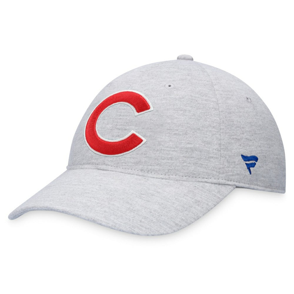 Chicago Cubs Logo Adjustable Hat - Heather Gray