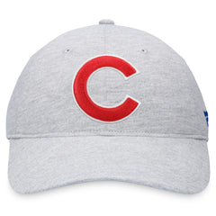 Chicago Cubs Logo Adjustable Hat - Heather Gray