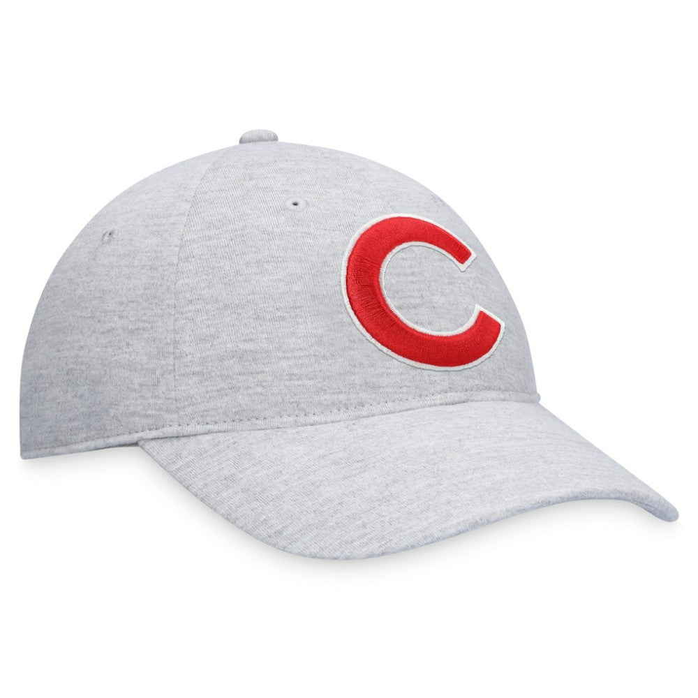 Chicago Cubs Logo Adjustable Hat - Heather Gray