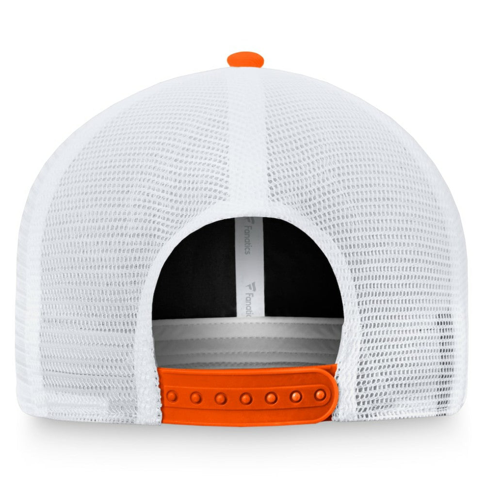 San Francisco Giants Two-Tone Patch Trucker Adjustable Hat - Black/Orange