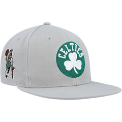 Boston Celtics Side Core 2.0 Snapback Hat - Gray | Mitchell & Ness outlet