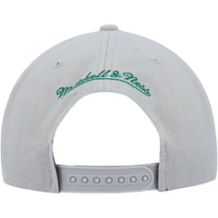 Boston Celtics Side Core 2.0 Snapback Hat - Gray | Mitchell & Ness outlet