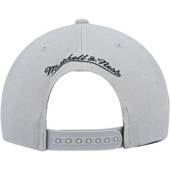 Brooklyn Nets Side Core 2.0 Snapback Hat - Gray | Mitchell & Ness cheap