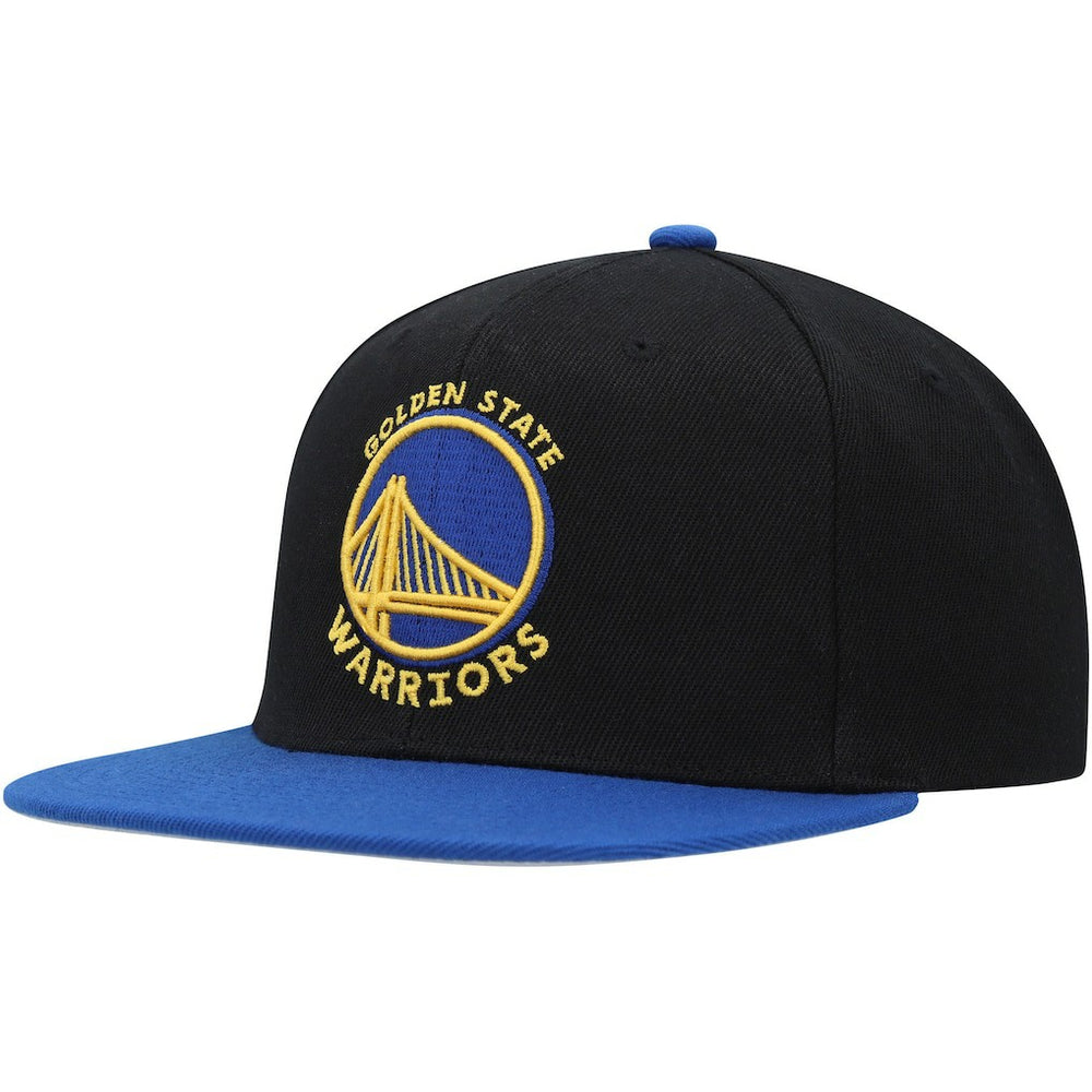 Golden State Warriors Side Core 2.0 Snapback Hat sale - Black/Royal | Mitchell & Ness on sale