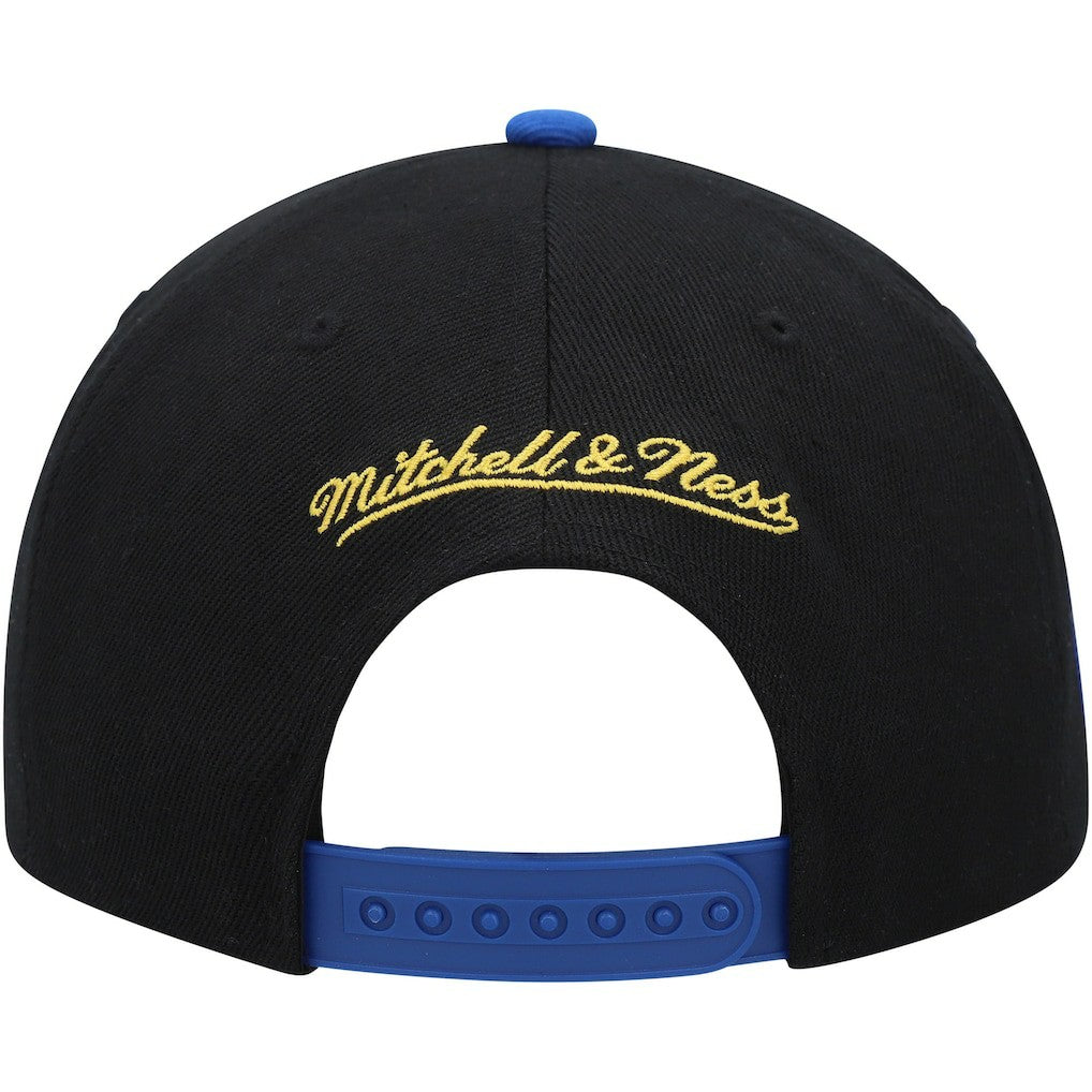 Golden State Warriors Side Core 2.0 Snapback Hat sale - Black/Royal | Mitchell & Ness on sale