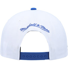 Golden State Warriors Side Core 2.0 Snapback Hat sale - White/Royal | Mitchell & Ness cheap