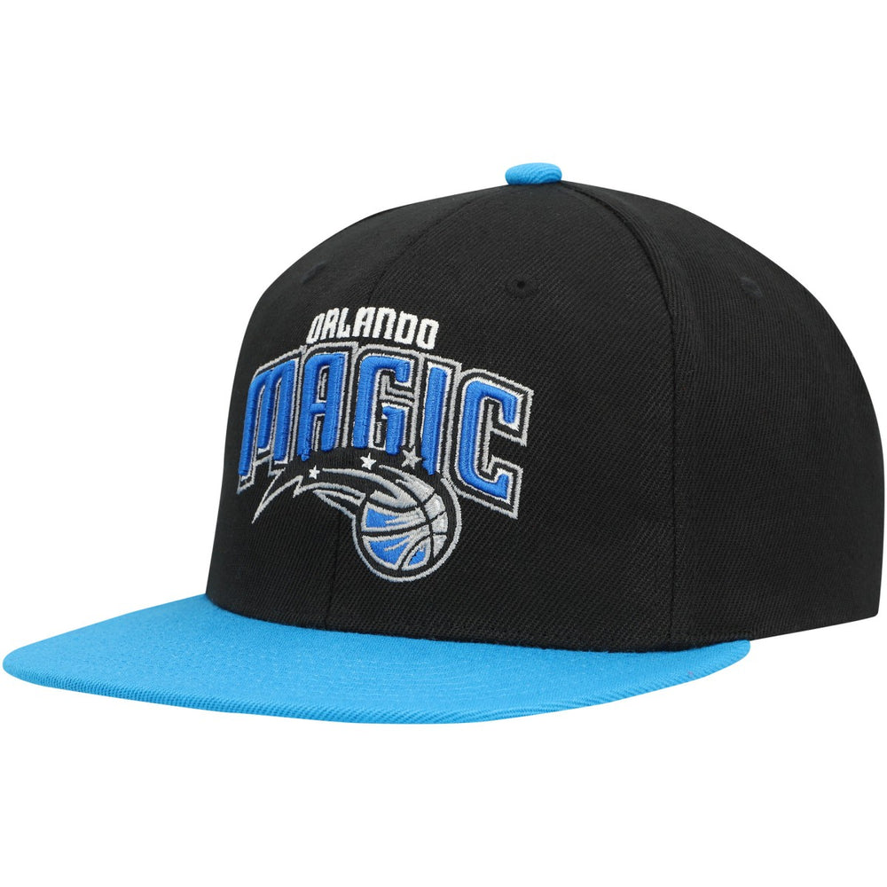 Orlando Magic Side Core 2.0 Snapback Hat - Black/Royal | Mitchell & Ness discount