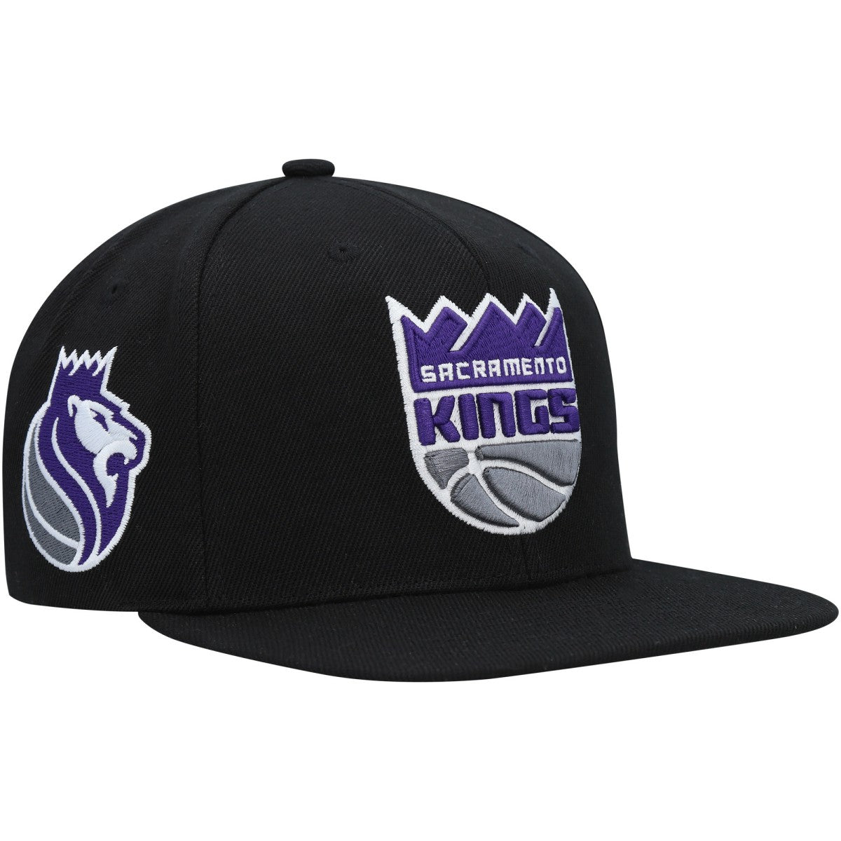 Sacramento Kings Side Core 2.0 Snapback Hat - Black | Mitchell & Ness discount