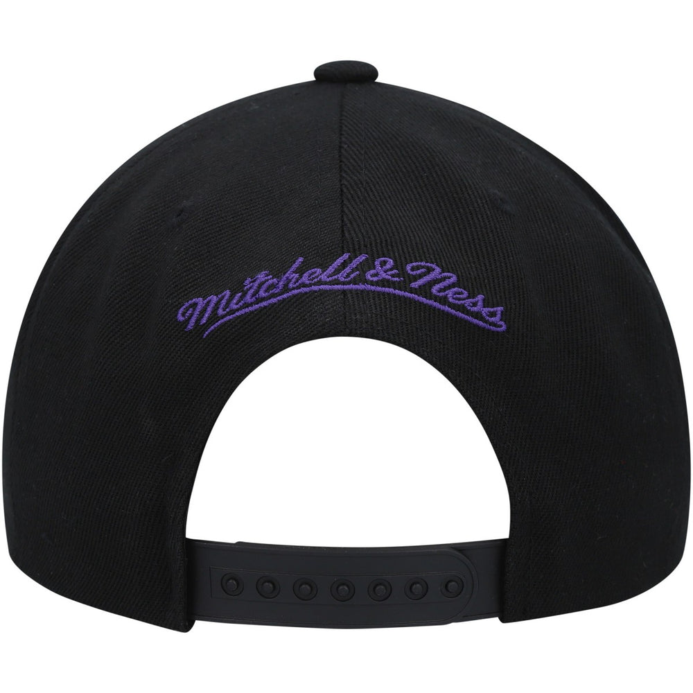 Sacramento Kings Side Core 2.0 Snapback Hat - Black | Mitchell & Ness discount