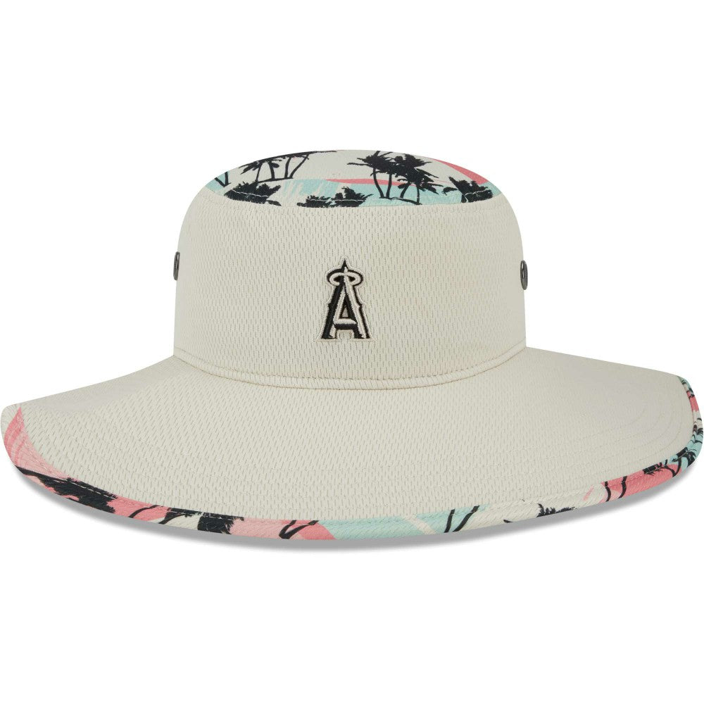 Los Angeles Angels Retro Beachin' Bucket Hat - Natural | New Era