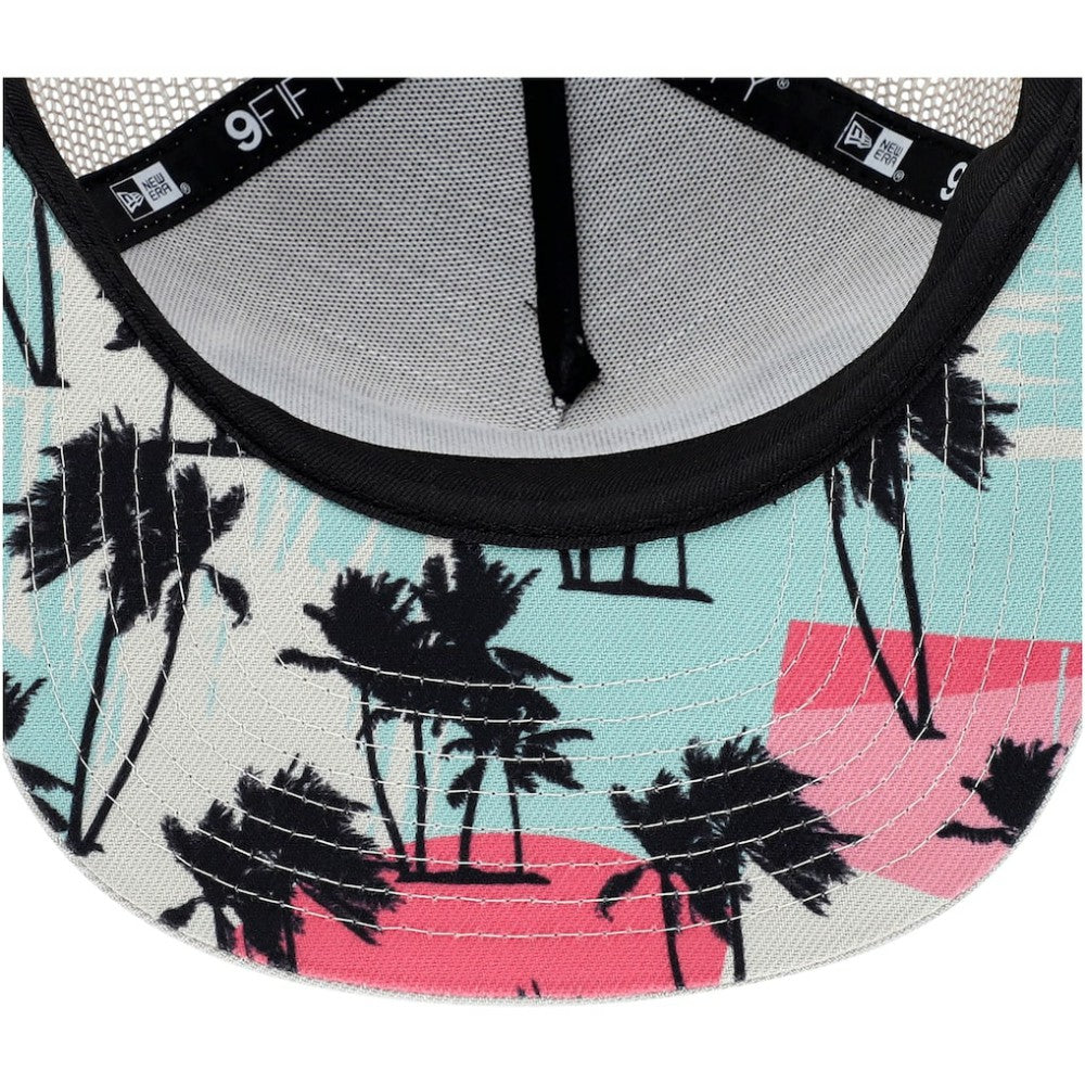 Chicago White Sox Retro Beachin' Patch A-Frame Trucker 9FIFTY Snapback Hat - Natural | New Era