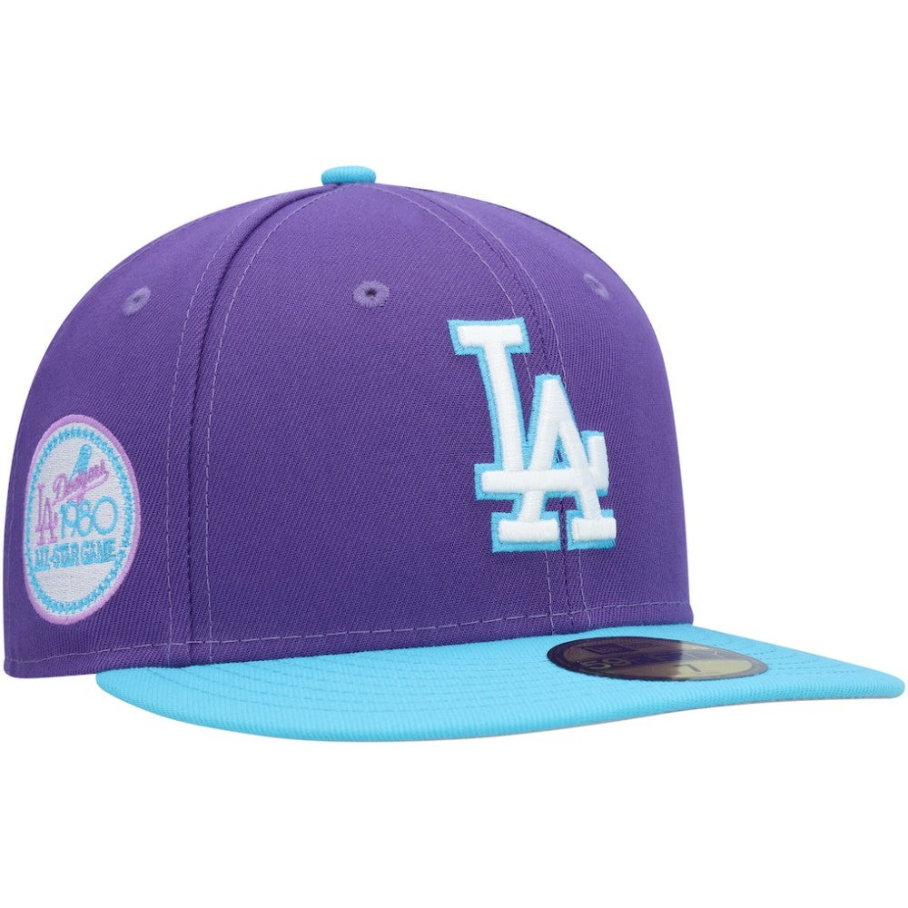 Los Angeles Dodgers Vice 59FIFTY Fitted Hat - Purple | New Era