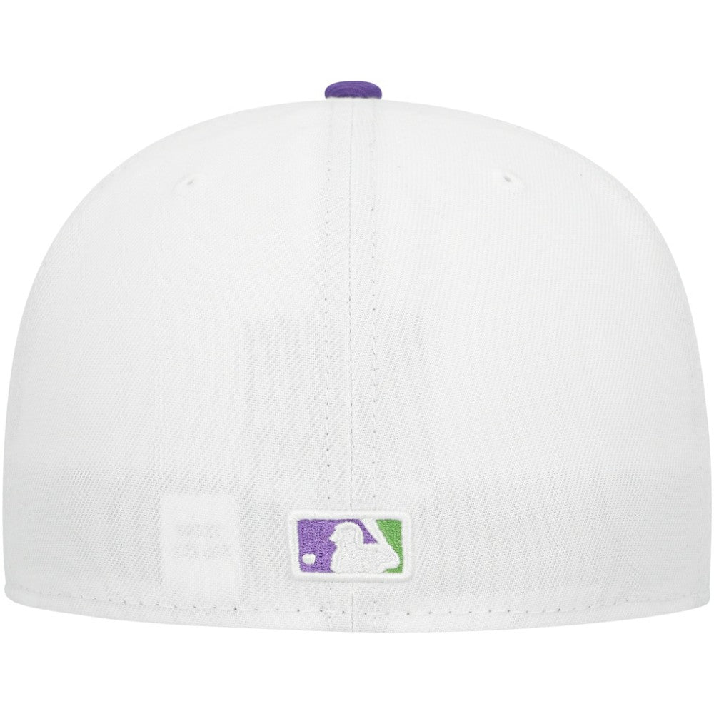 Atlanta Braves  Side Patch 59FIFTY Fitted Hat - White | New Era