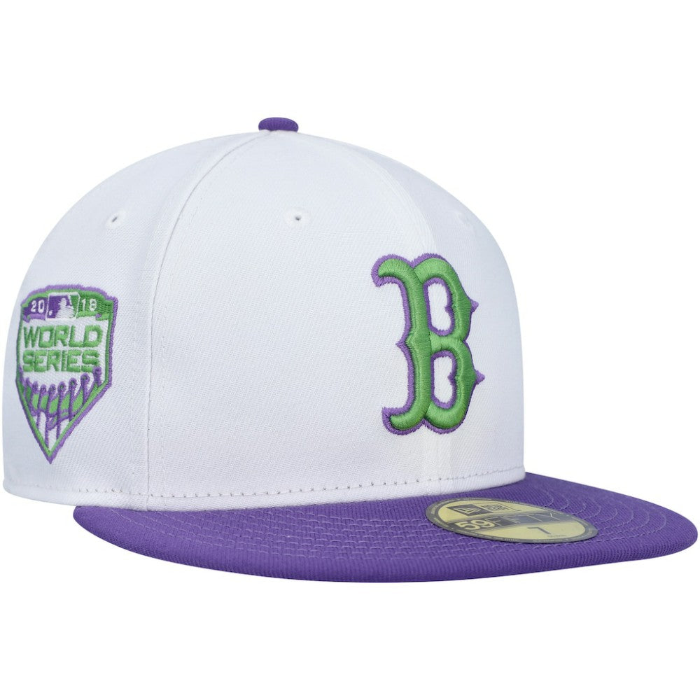 Boston Red Sox  Side Patch 59FIFTY Fitted Hat - White | New Era