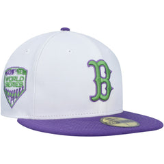 Boston Red Sox  Side Patch 59FIFTY Fitted Hat - White | New Era