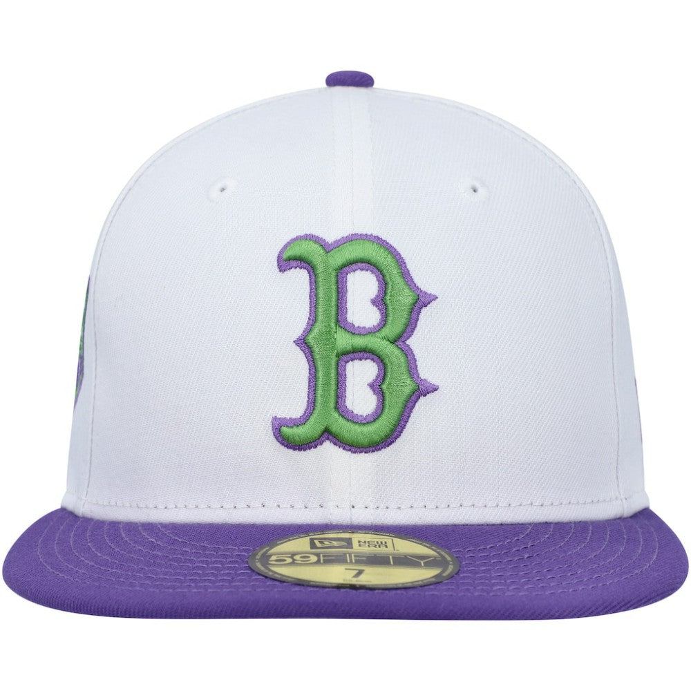 Boston Red Sox  Side Patch 59FIFTY Fitted Hat - White | New Era