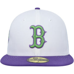 Boston Red Sox  Side Patch 59FIFTY Fitted Hat - White | New Era