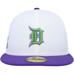 Detroit Tigers 1984 World Series Side Patch 59FIFTY Fitted Hat - White | New Era