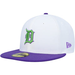Detroit Tigers 1984 World Series Side Patch 59FIFTY Fitted Hat - White | New Era