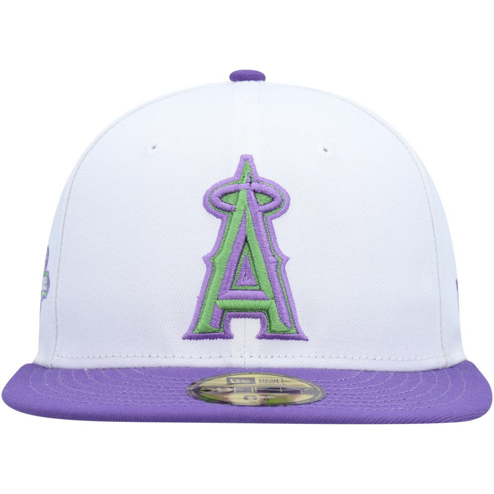 Los Angeles Angels 2002 World Series Side Patch 59FIFTY Fitted Hat - White | New Era