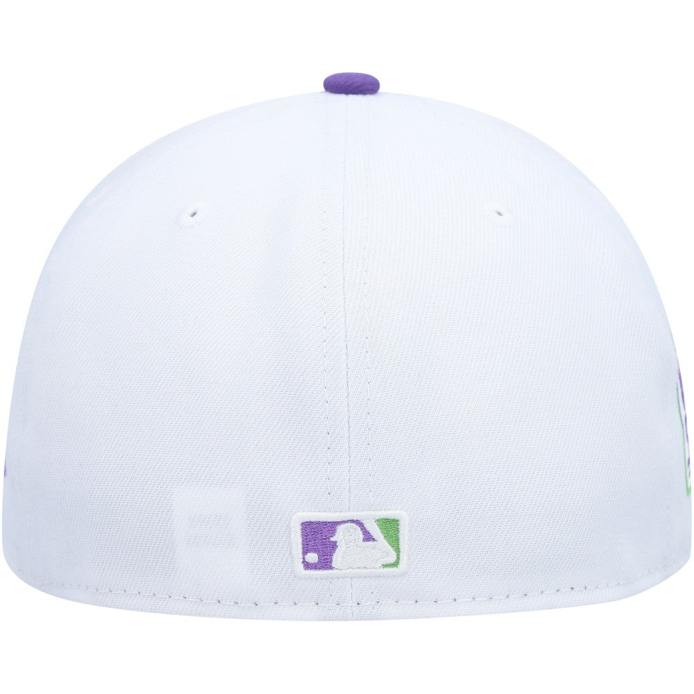 Los Angeles Dodgers 2020 World Series Side Patch 59FIFTY Fitted Hat - White | New Era