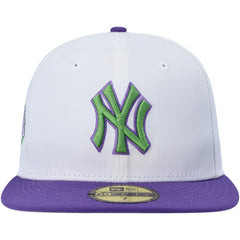 New York Yankees  Side Patch 59FIFTY Fitted Hat - White | New Era