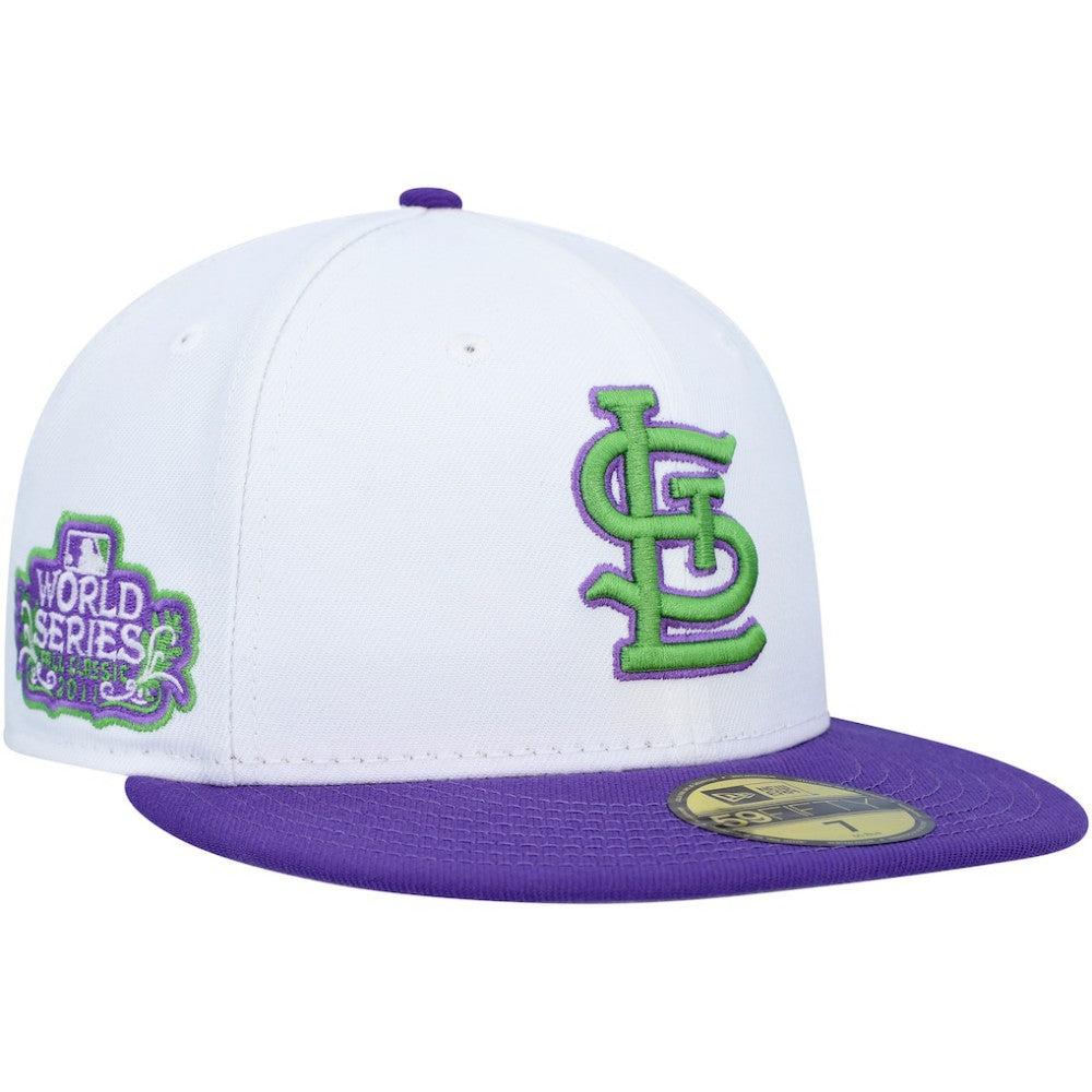 St. Louis Cardinals 2011 World Series Side Patch 59FIFTY Fitted Hat - White | New Era