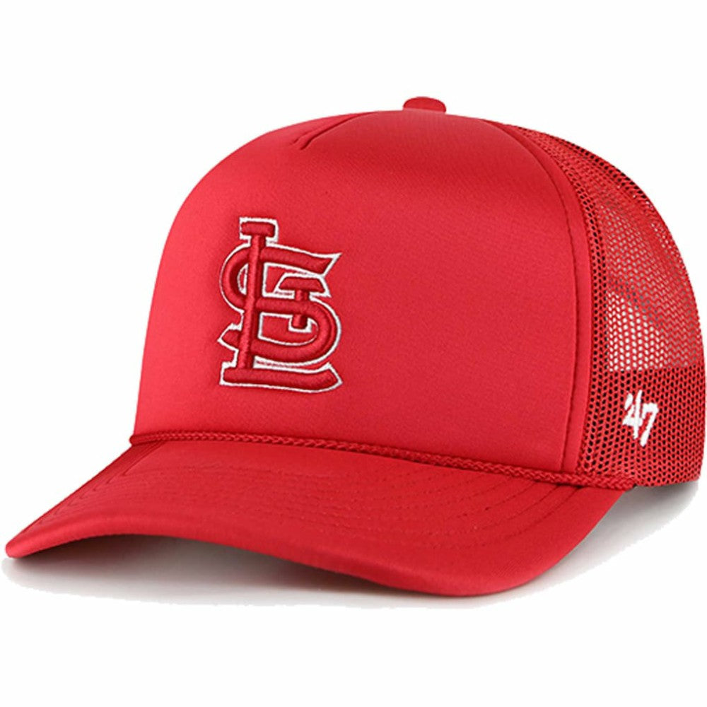 St. Louis Cardinals Foam Logo Trucker Adjustable Hat - Red | 47 brand