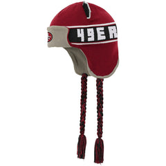 NFL San Francisco 49ers Youth Wordmark Ears Trooper Knit Hat