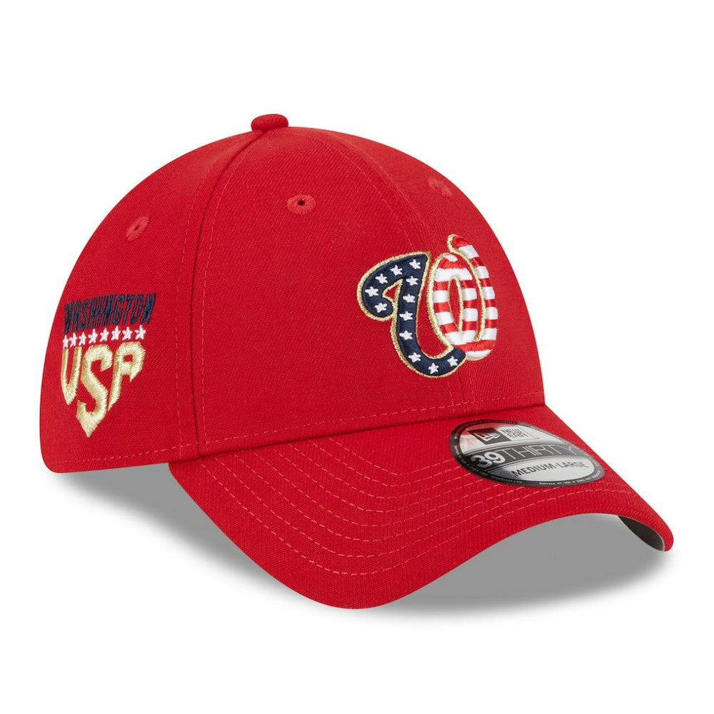 Washington Nationals 2023 Fourth of July 39THIRTY Flex Hat - Red | New Era