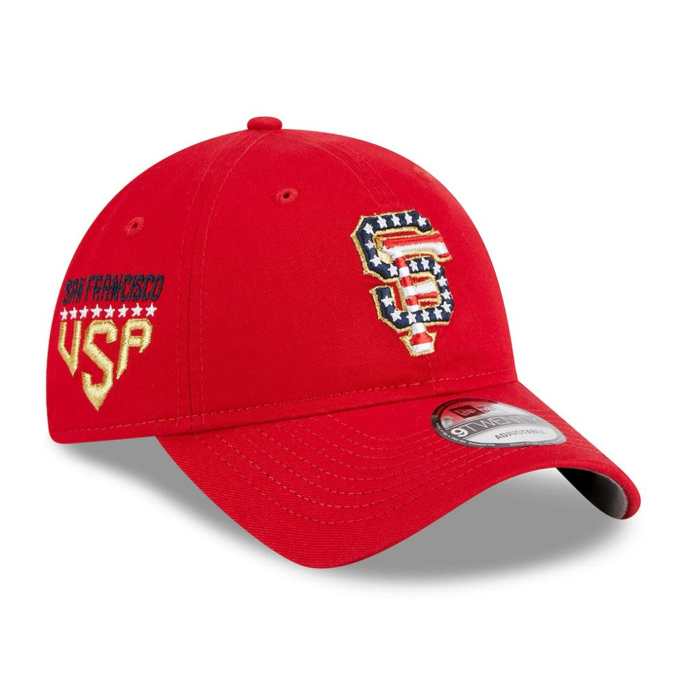 San Francisco Giants 2023 Fourth of July 9TWENTY Adjustable Hat - Red | New Era