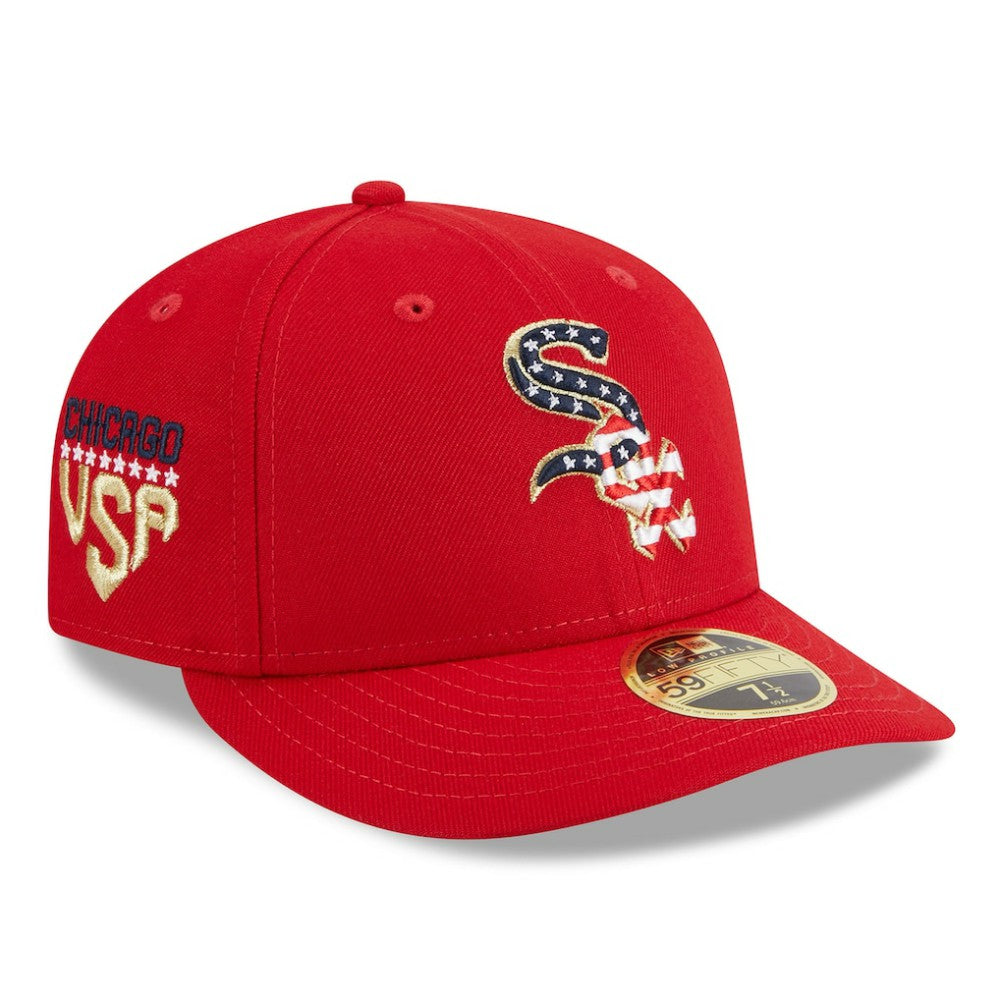 Chicago White Sox 2023 Fourth of July Low Profile 59FIFTY Fitted Hat - Red | New Era