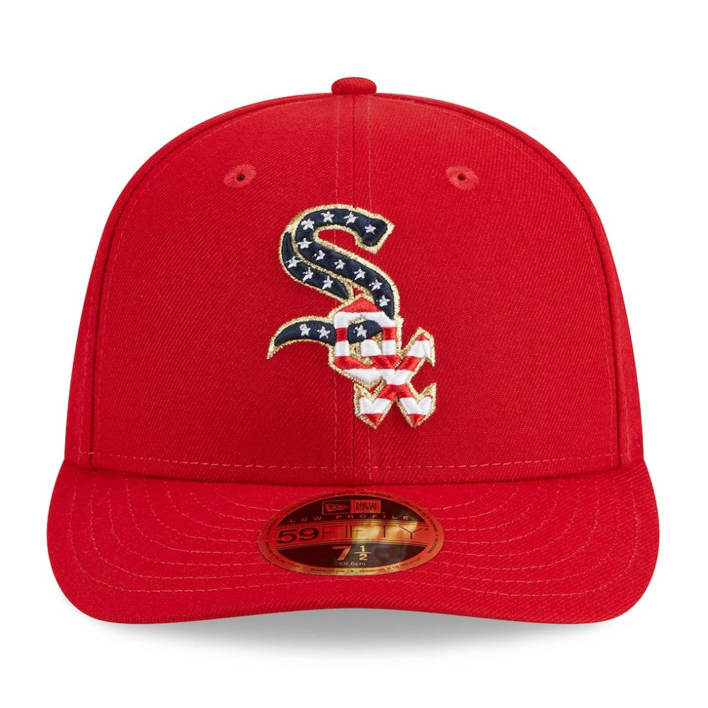 Chicago White Sox 2023 Fourth of July Low Profile 59FIFTY Fitted Hat - Red | New Era