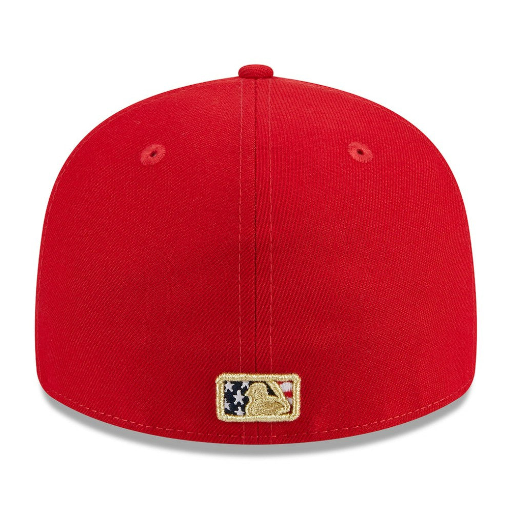 San Diego Padres 2023 Fourth of July Low Profile 59FIFTY Fitted Hat - Red | New Era