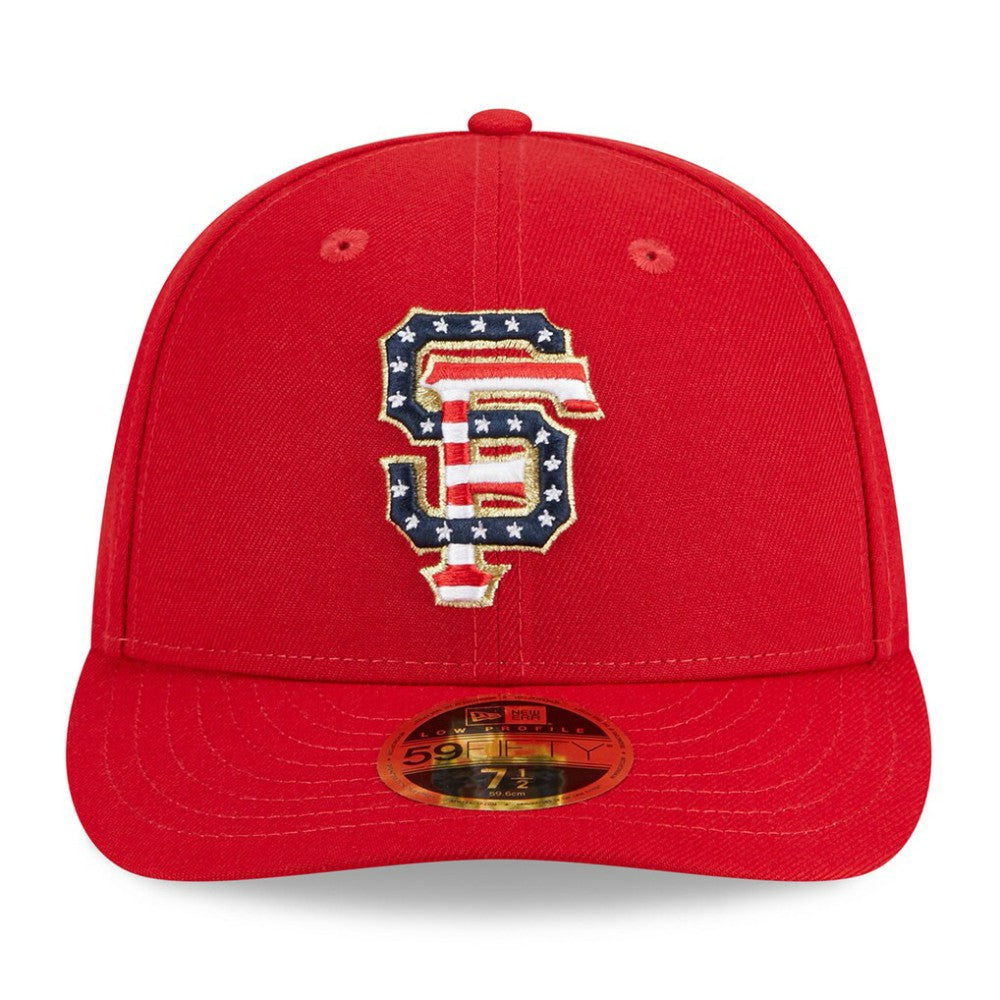 San Francisco Giants 2023 Fourth of July Low Profile 59FIFTY Fitted Hat - Red | New Era