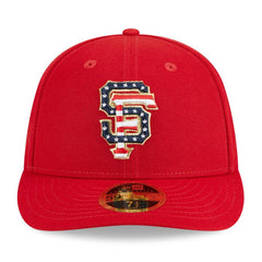 San Francisco Giants 2023 Fourth of July Low Profile 59FIFTY Fitted Hat - Red | New Era