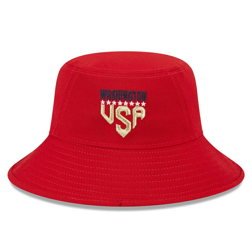 Washington Nationals 2023 Fourth of July Bucket Hat - Red | New Era