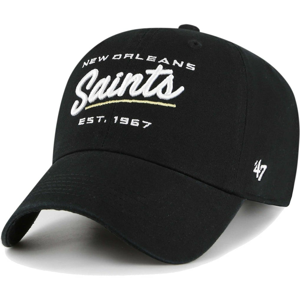 NFL New Orleans Saints '47 Women's Sidney Clean Up Adjustable Hat