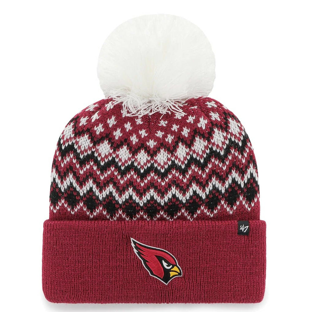 NFL Arizona Cardinals '47 Women's Elsa Cuffed Knit Hat with Pom