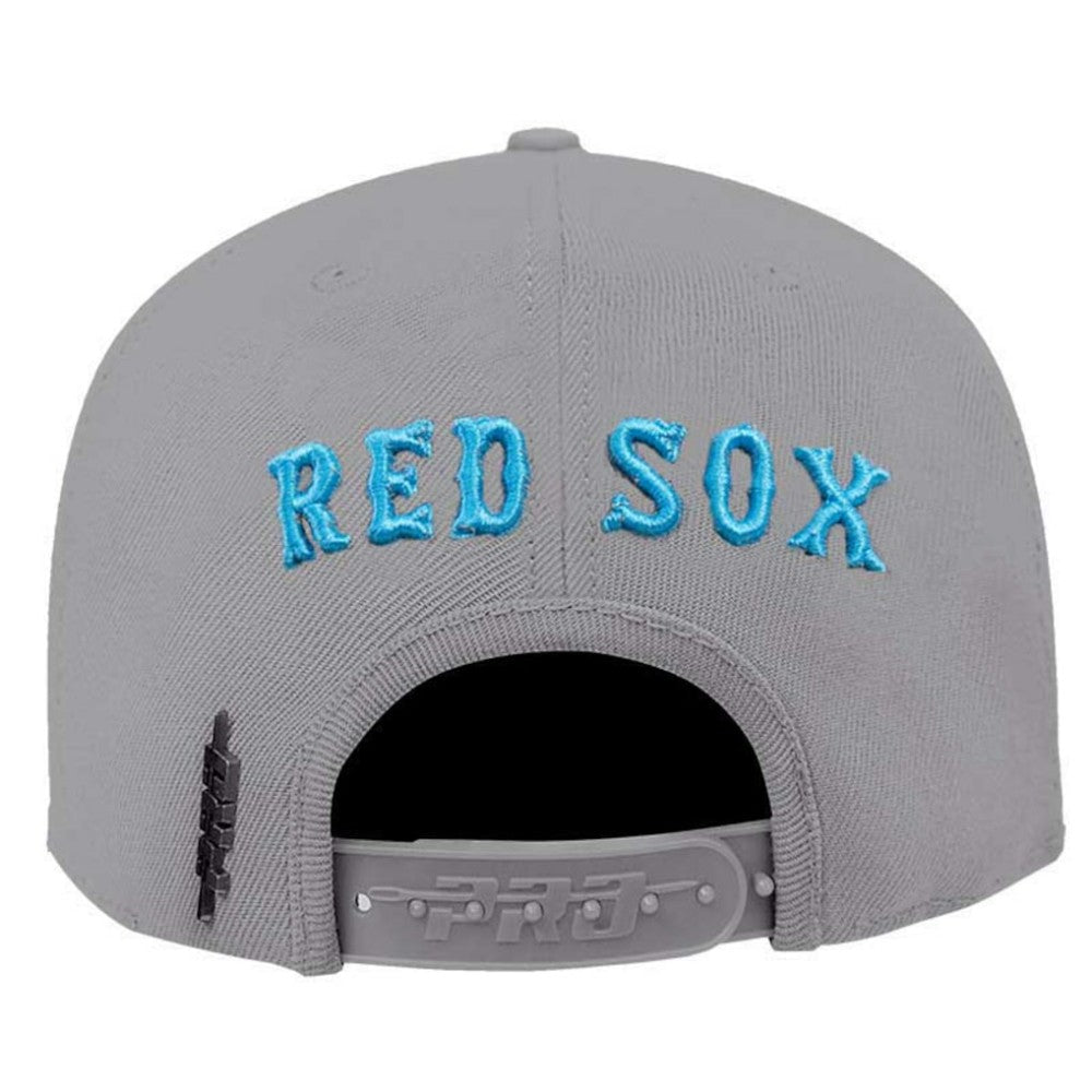 Boston Red Sox Pro Standard Washed Neon Snapback Hat - Gray